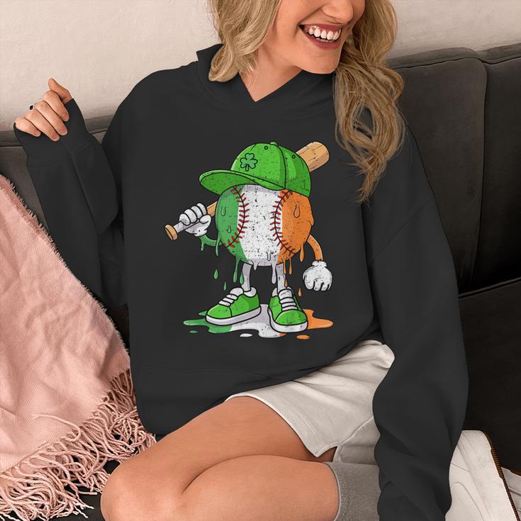 Boys St Patricks Day Irish Flag Kids Baseball Ice Cream Drip Unisex Hoodie Boys St Patricks Day Irish Flag Kids Baseball Ice Cream Drip Unisex Hoodie