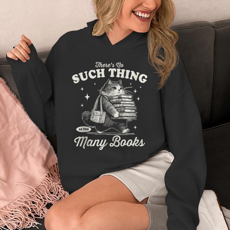 Cat Book Lover Reading Quote Unisex Hoodie