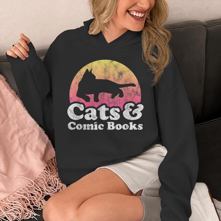 Cats And Comic Books Or Women's Cat And Comic Book Unisex Hoodie