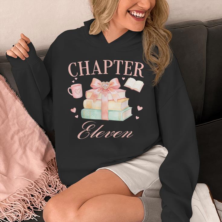 Chapter 11th Birthday Bookworm 11 Years Old Cute Book Loves Unisex Hoodie Chapter 11th Birthday Bookworm 11 Years Old Cute Book Loves Unisex Hoodie