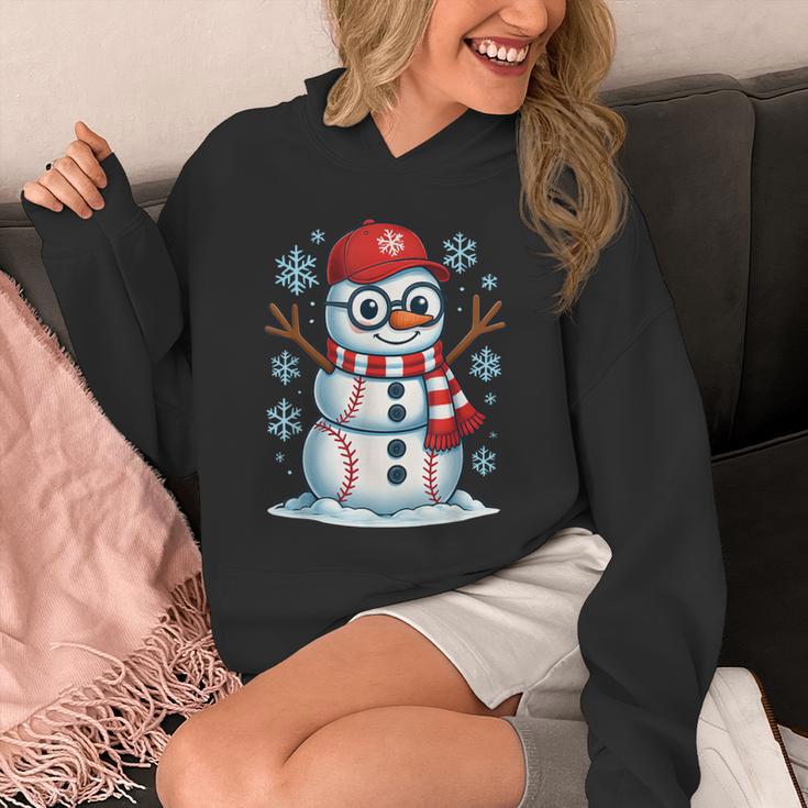 Christmas Baseball Snowman Xmas Pajamas Women Men Boys Unisex Hoodie Christmas Baseball Snowman Xmas Pajamas Women Men Boys Unisex Hoodie