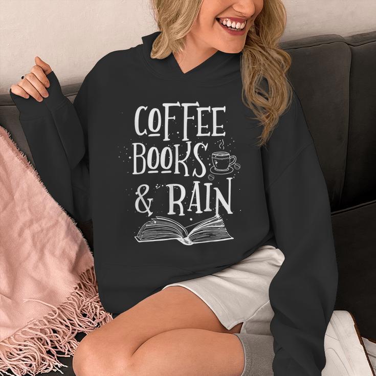 Coffee Rain Books Unisex Hoodie