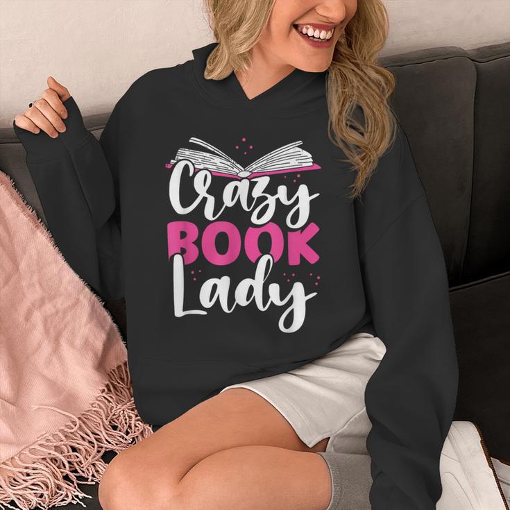 Crazy Book Lady Bookworm Book Lovers Unisex Hoodie