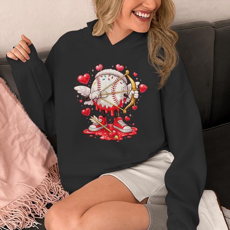 Cupid Baseball Drip Icecream Apparel Youth Boy Valentine Unisex Hoodie