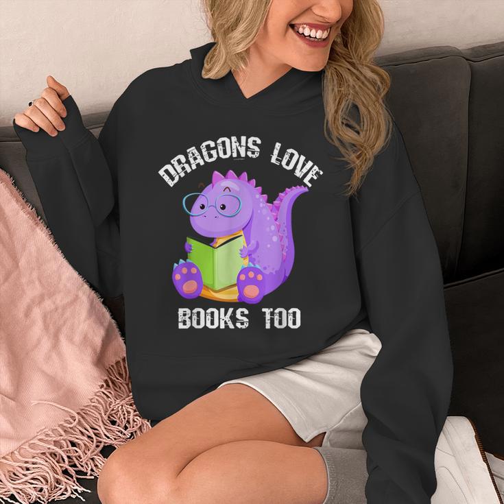 Cure Dragons Love Books Too Unisex Hoodie