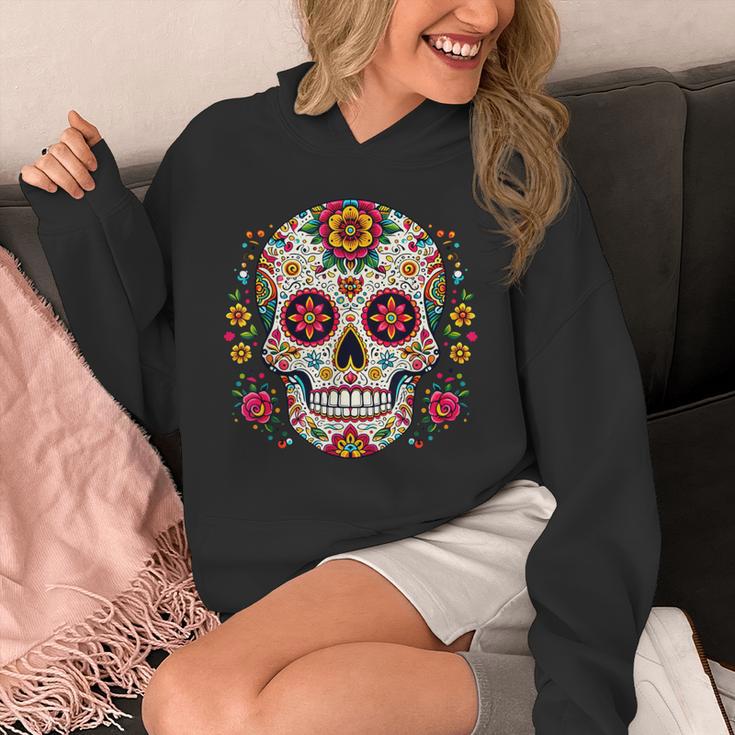 Day Of The Dead シュガースカル Dia De Los Muertos パーカー
