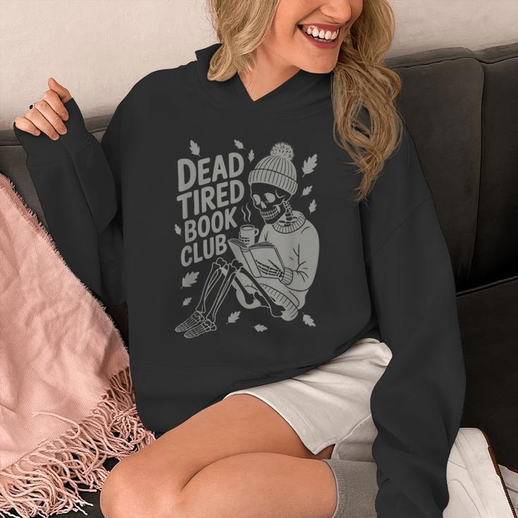 Dead Tired Book Club Skeleton Unisex Hoodie