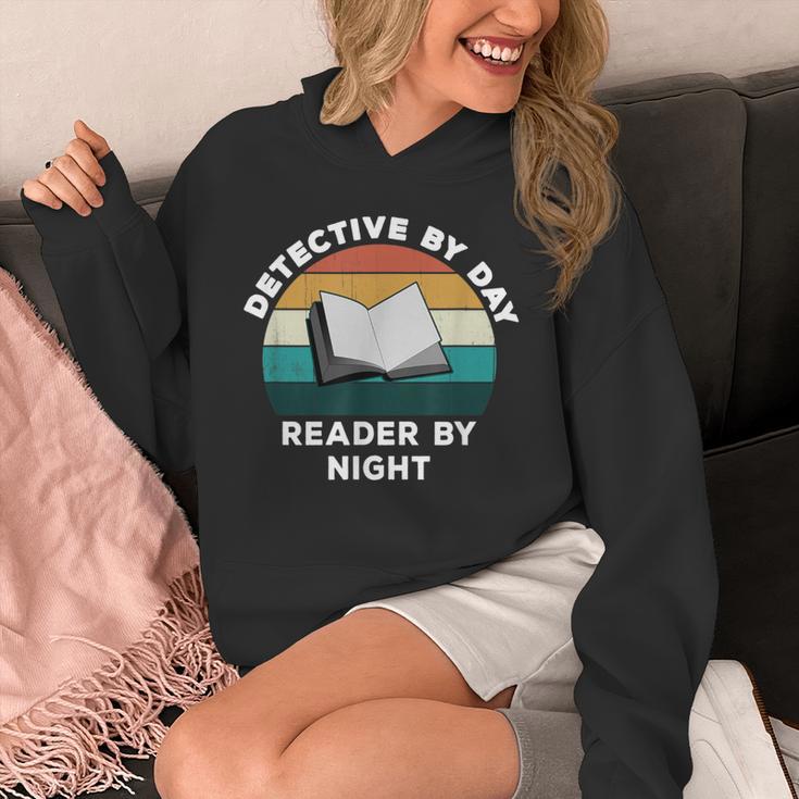 Detective By Day Reader By Night Cool Crime Book Lover Unisex Hoodie