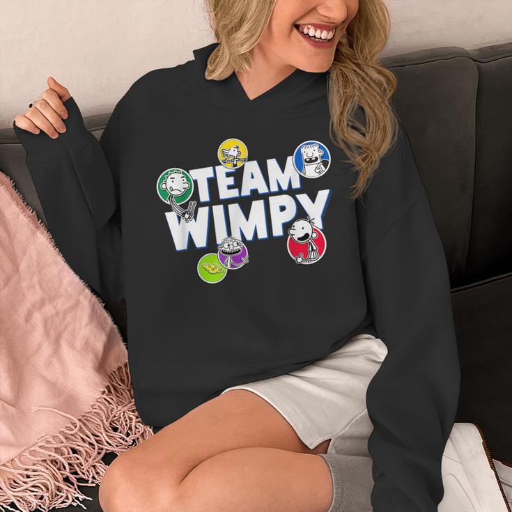 DOAWK Colorful Team Wimpy Sticker Collage Book Series Unisex Hoodie DOAWK Colorful Team Wimpy Sticker Collage Book Series Unisex Hoodie