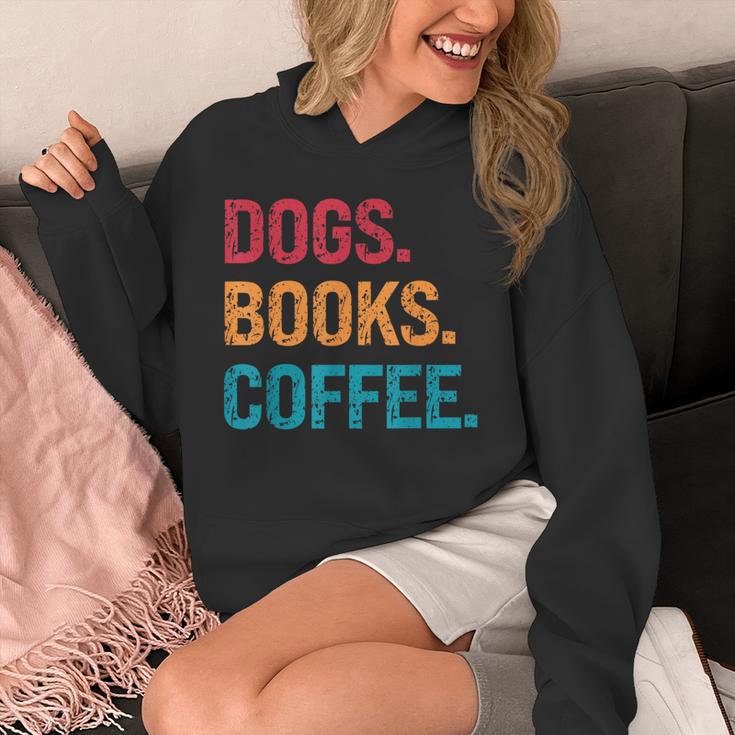 Dogs Books Coffee Reading Book Addict Distracted By Dogs Unisex Hoodie