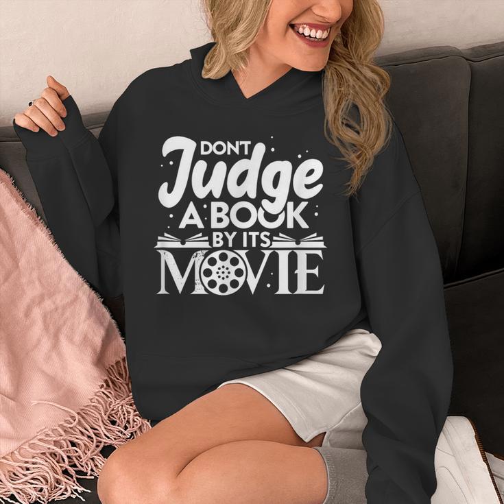 Don't Judge A Book By Its Movie Bookworm Book Lover Readers Unisex Hoodie Don't Judge A Book By Its Movie Bookworm Book Lover Readers Unisex Hoodie