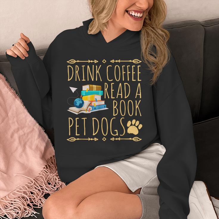 Drink Coffee Read A Book Pet Dogs Iced Coffee And Dogs Unisex Hoodie Drink Coffee Read A Book Pet Dogs Iced Coffee And Dogs Unisex Hoodie