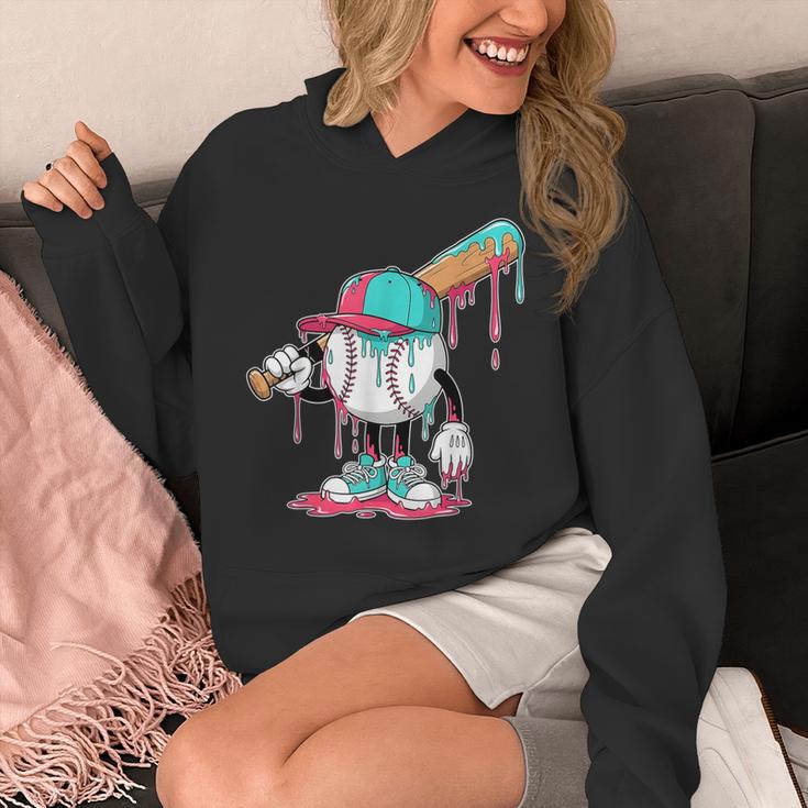 Drip Baseball For Boys Ice Cream Drip Youth Boys Sprinkles Unisex Hoodie