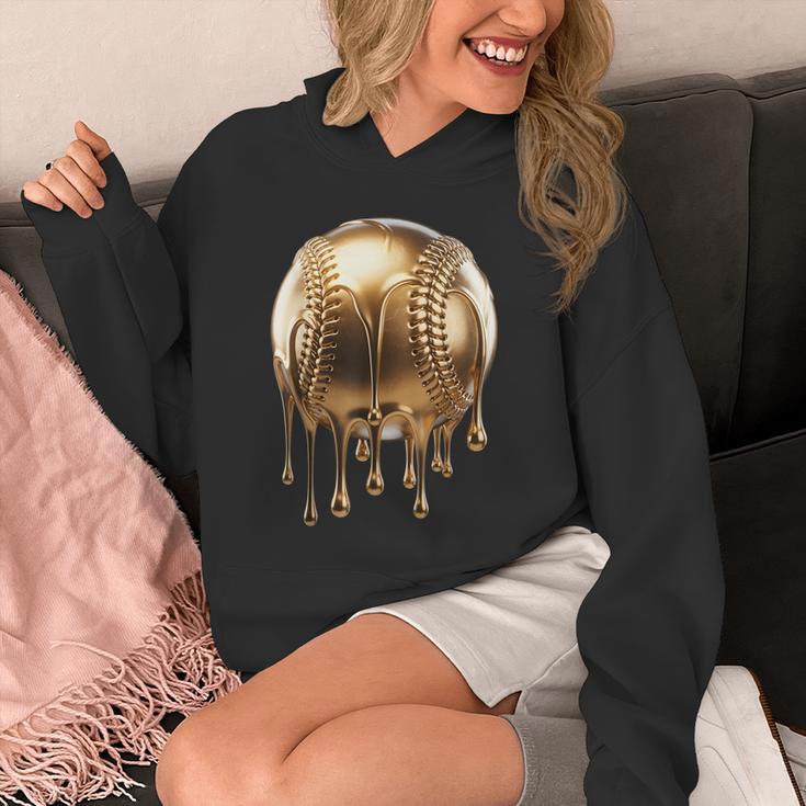Dripping Gold Drip Baseball Game Day Player Coach Baller Unisex Hoodie Dripping Gold Drip Baseball Game Day Player Coach Baller Unisex Hoodie