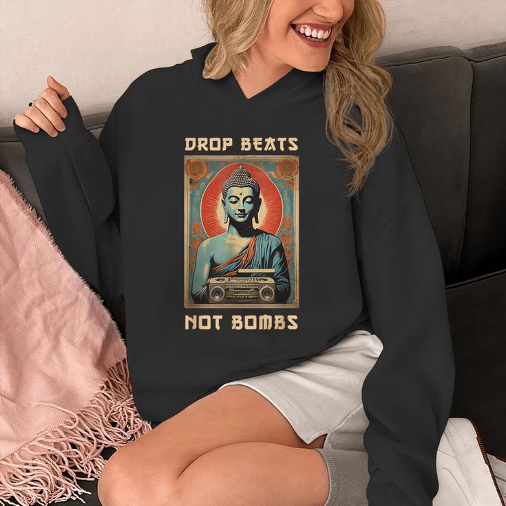 Drop Beats Not Bombs 反戦仏平和 パーカー