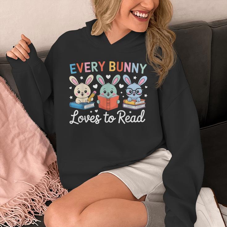 Every Bunny Loves To Read Cute Easter Book Lover Women Girls Unisex Hoodie Every Bunny Loves To Read Cute Easter Book Lover Women Girls Unisex Hoodie