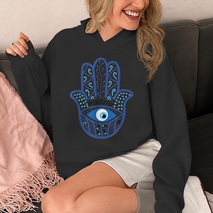 Evil Eye Artwork Hamasa Good Luck Hand Of Fatima Hipster パーカー