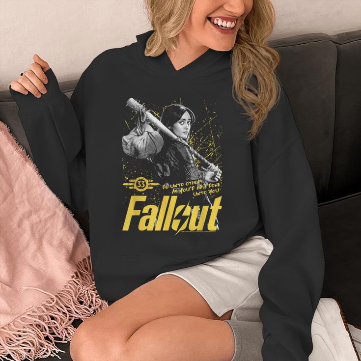 Fallout TV Series Lucy Do Unto Others Baseball Bat Gamer Unisex Hoodie Fallout TV Series Lucy Do Unto Others Baseball Bat Gamer Unisex Hoodie
