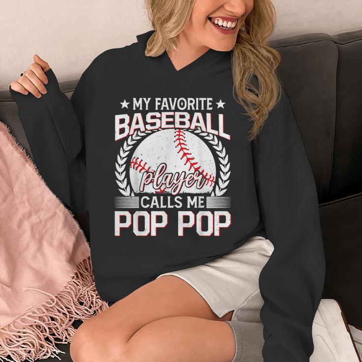 My Favorite Baseball Player Calls Me Pop Pop Unisex Hoodie My Favorite Baseball Player Calls Me Pop Pop Unisex Hoodie