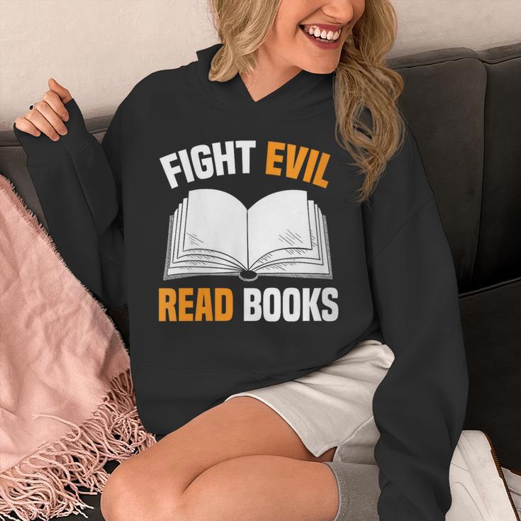 Fight Evil Read Books Unisex Hoodie