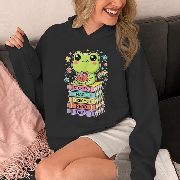 Frog Reading Books Bookworm Librarian Unisex Hoodie Frog Reading Books Bookworm Librarian Unisex Hoodie