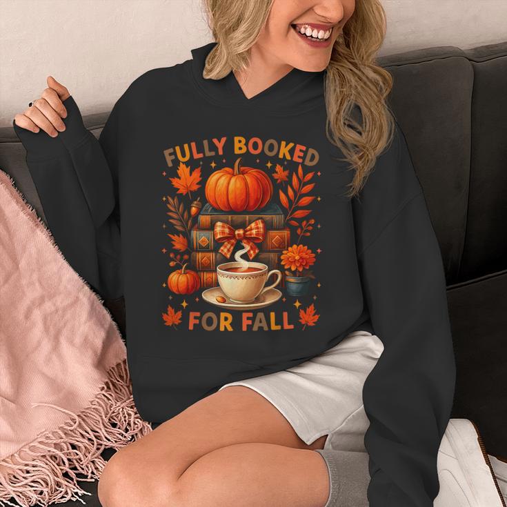 Fully Booked For Fall Books Coffee Leaves Pumpkins Tee Unisex Hoodie Fully Booked For Fall Books Coffee Leaves Pumpkins Tee Unisex Hoodie