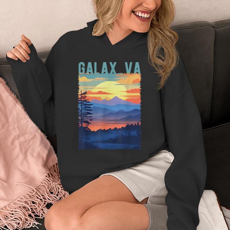 Galaxirginia Usa 山景色 サンセットスタイルデザイン パーカー