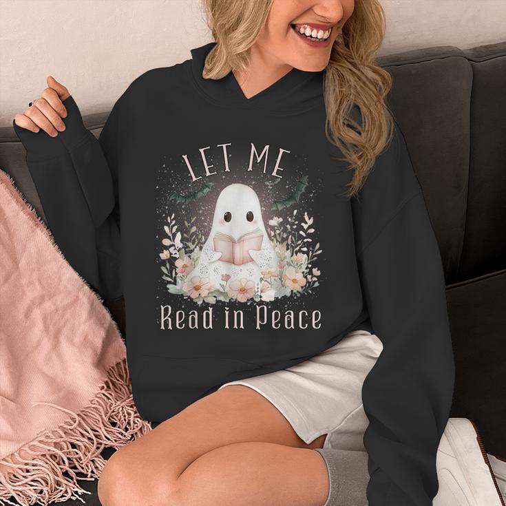 Ghost Book Lover Let Me Read In Peace Tee Unisex Hoodie
