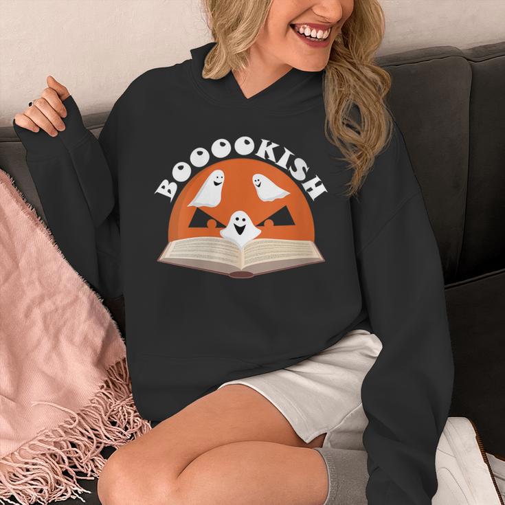 Ghosts & Pumpkin Bookish Halloween Readers And Book Lovers Unisex Hoodie
