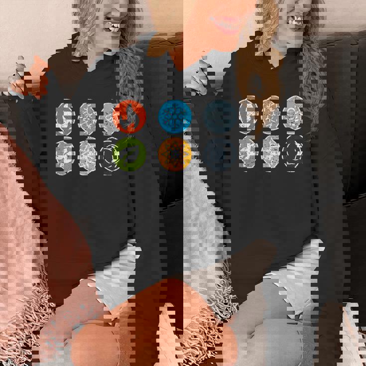 Gloomhaven Elements シンボル 火 氷 空 地球 ライトダーク パーカー