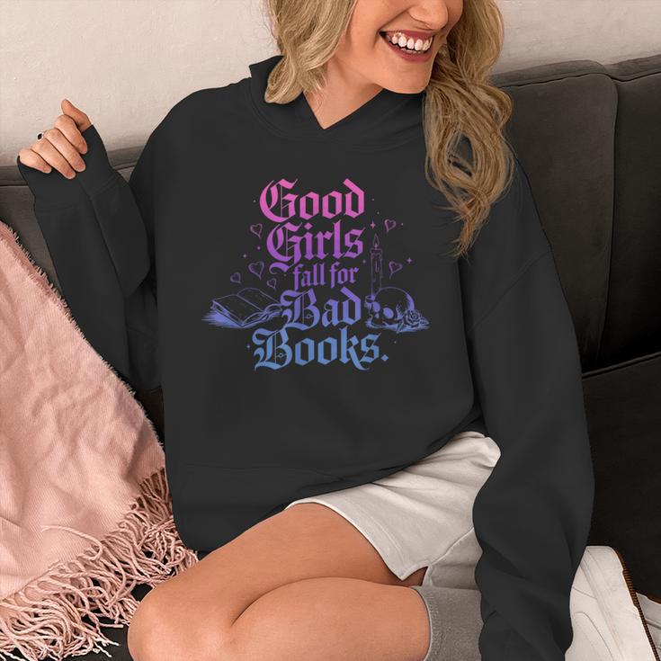 Good Girls Fall For Bad Books Smut Bookish Quote Unisex Hoodie