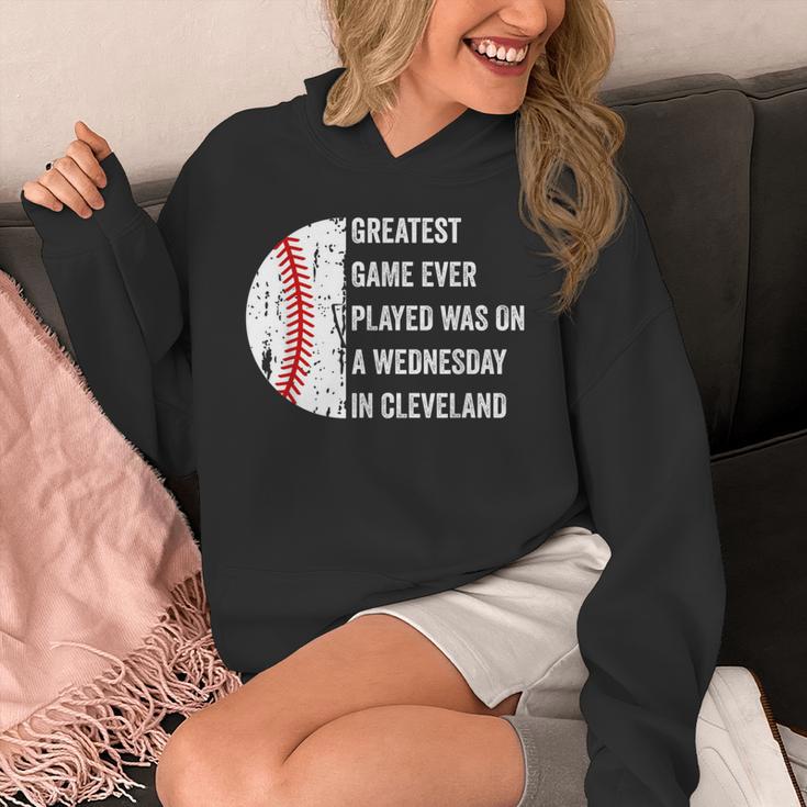 Greatest Game Ever Played Was In Cleveland 2016 Baseball Unisex Hoodie
