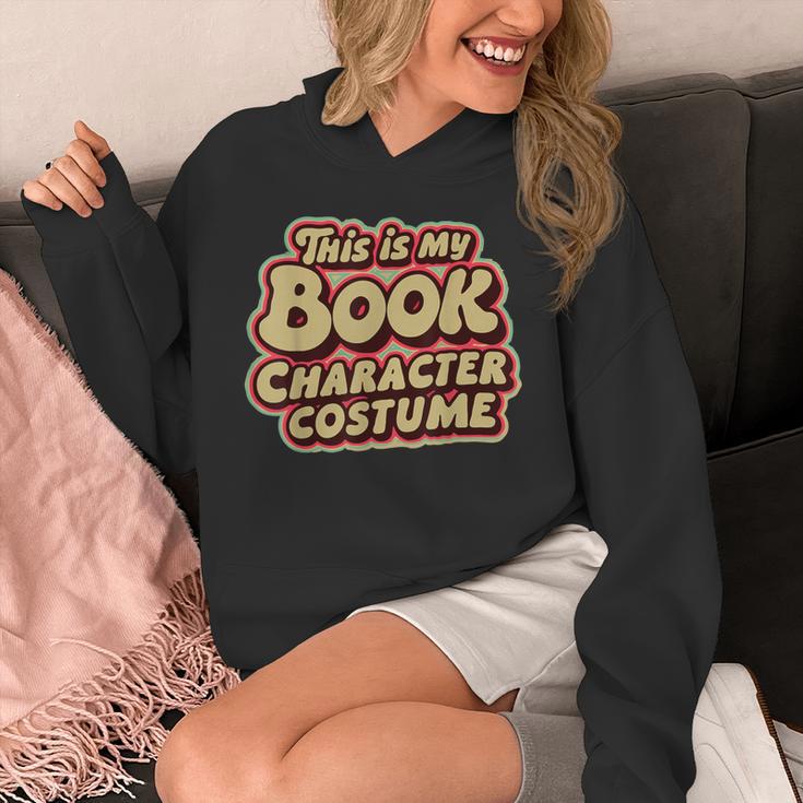 Groovy This Is My Book Character Costume Book Lover Unisex Hoodie