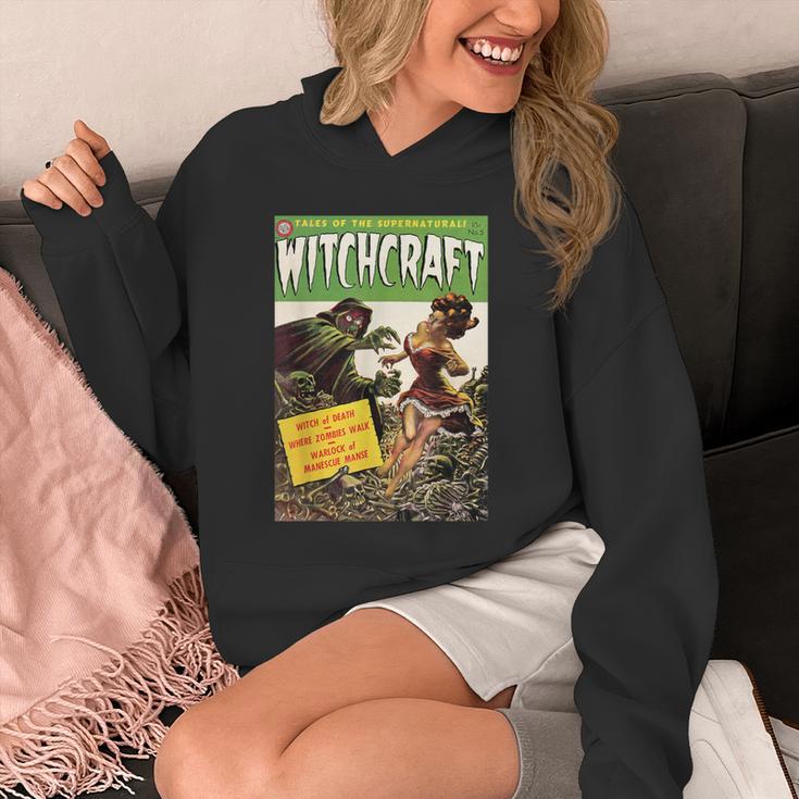 Halloween Horror Vintage Witch Zombie Comic Book Retro Scary Unisex Hoodie Halloween Horror Vintage Witch Zombie Comic Book Retro Scary Unisex Hoodie