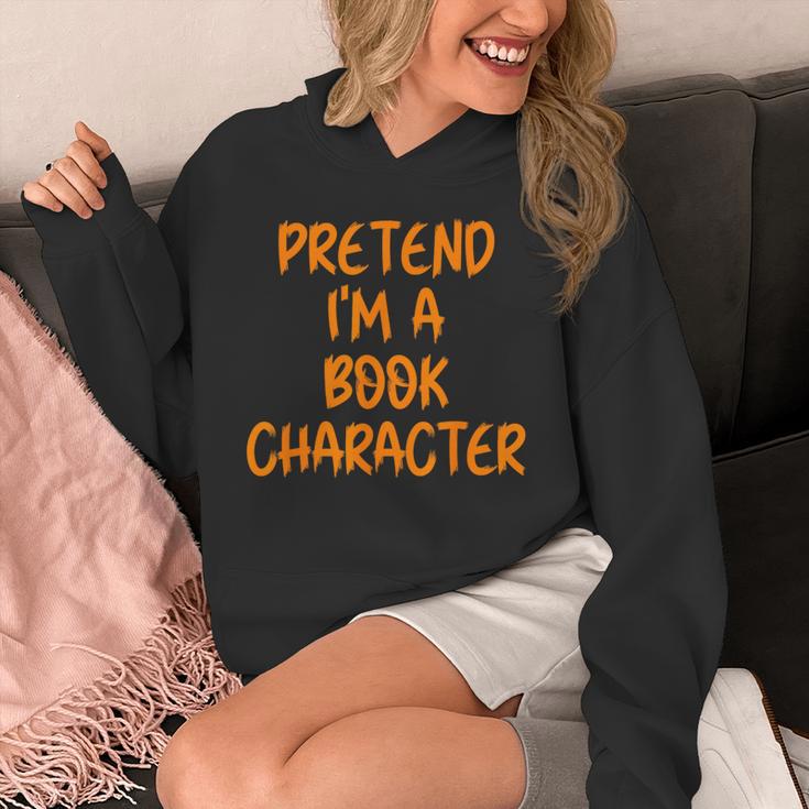 Halloween Pretend I'm Book Character Costume Lazy Adult Kids Unisex Hoodie Halloween Pretend I'm Book Character Costume Lazy Adult Kids Unisex Hoodie