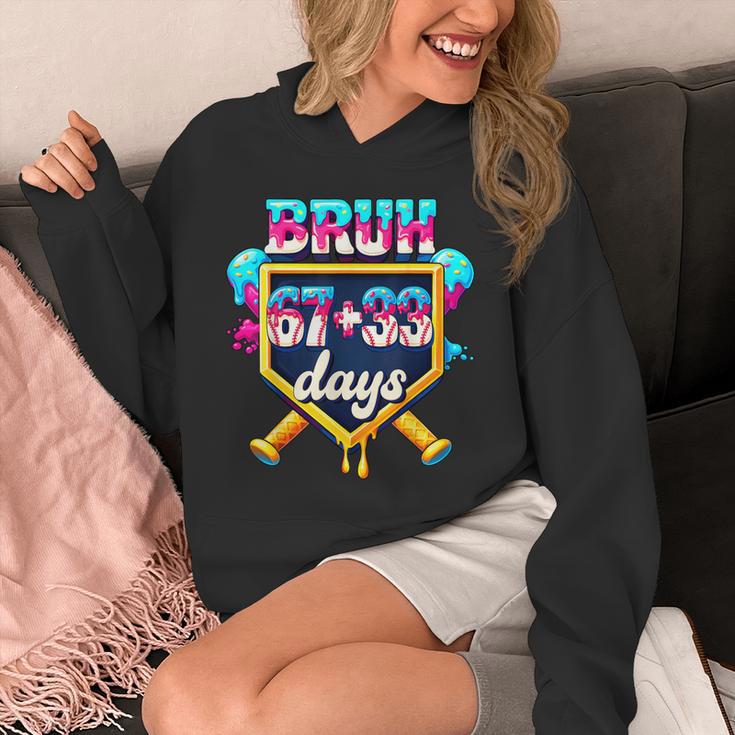 Happy 6733 Days Of School Baseball Drip 100th Day Of School Unisex Hoodie