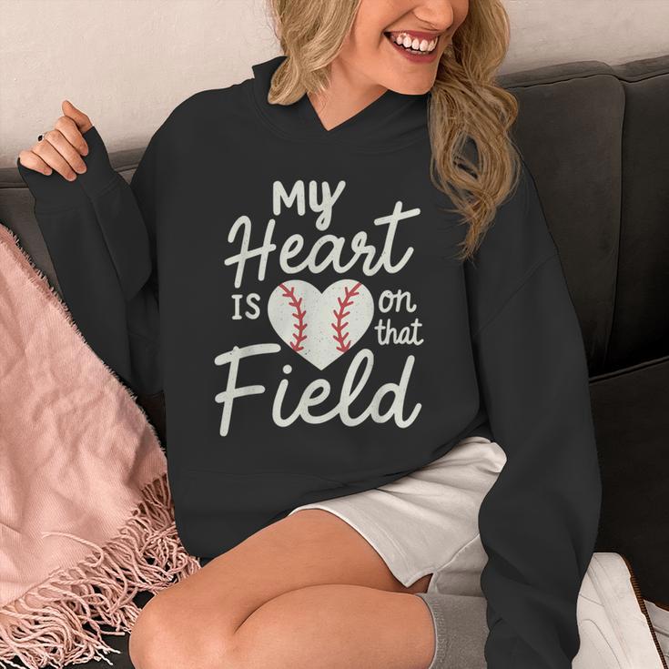 My Heart Is On That Field Baseball Unisex Hoodie My Heart Is On That Field Baseball Unisex Hoodie