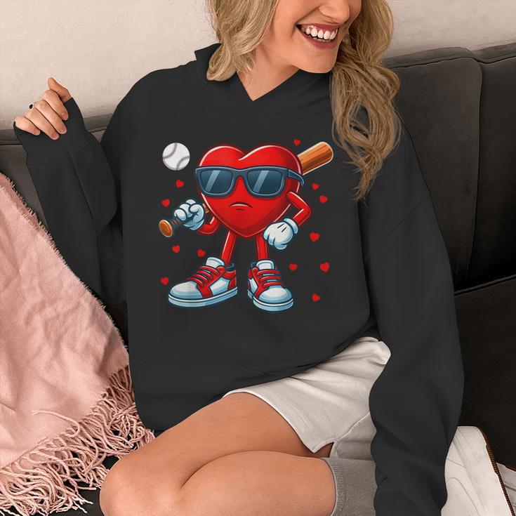 Heart Love Baseball Valentine Outfit Men Boy Unisex Hoodie Heart Love Baseball Valentine Outfit Men Boy Unisex Hoodie
