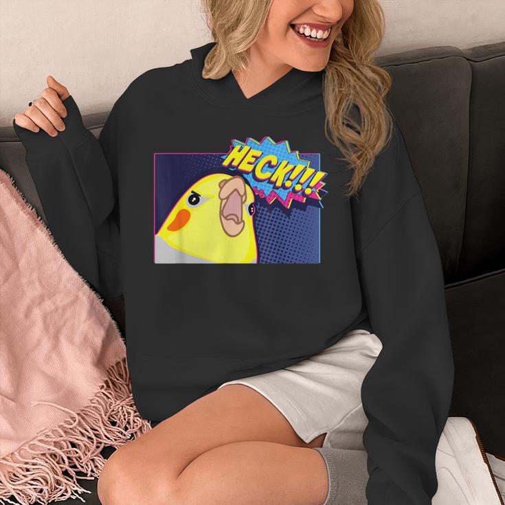 Heck Cockatiel Birb Memes Angry Parrot Lover パーカー