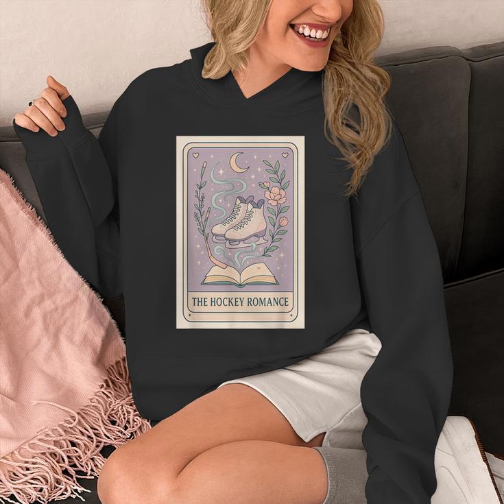 Hockey Romance Tarot Card Books Reader Cozy Reading Unisex Hoodie
