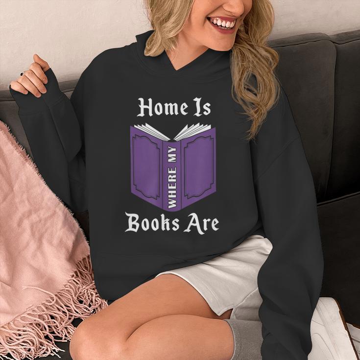 Home Is Where My Books Are Unisex Hoodie