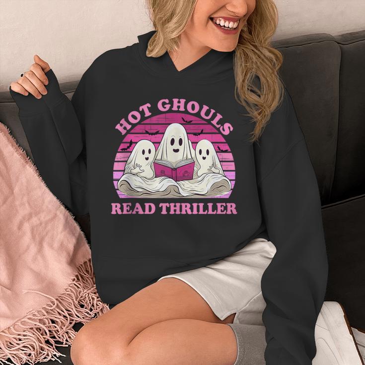 Hot Ghouls Read Thriller Spooky Book Club Reading Lovers Unisex Hoodie