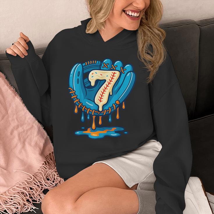 Ice Cream Baseball Glove 7th Birthday Edition Unisex Hoodie