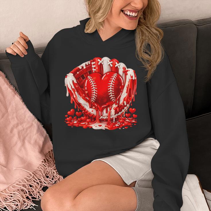Ice Cream Drip Heart Valentines Day Baseball Boys Youth Kids Unisex Hoodie Ice Cream Drip Heart Valentines Day Baseball Boys Youth Kids Unisex Hoodie