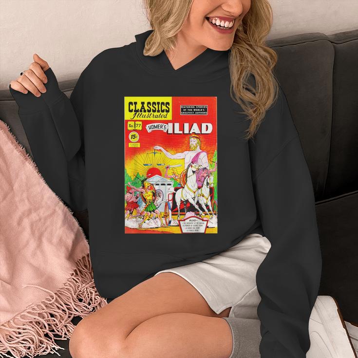 The Iliad Homer Vintage Comic Book Cover Unisex Hoodie The Iliad Homer Vintage Comic Book Cover Unisex Hoodie