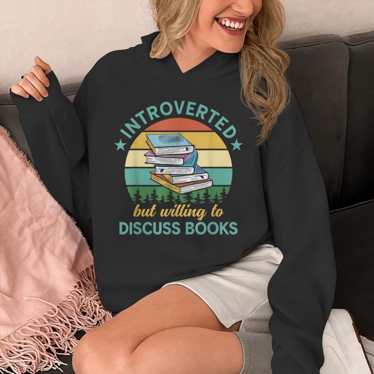 Introverted But Willing To Discuss Books Read a Book Unisex Hoodie Introverted But Willing To Discuss Books Read a Book Unisex Hoodie