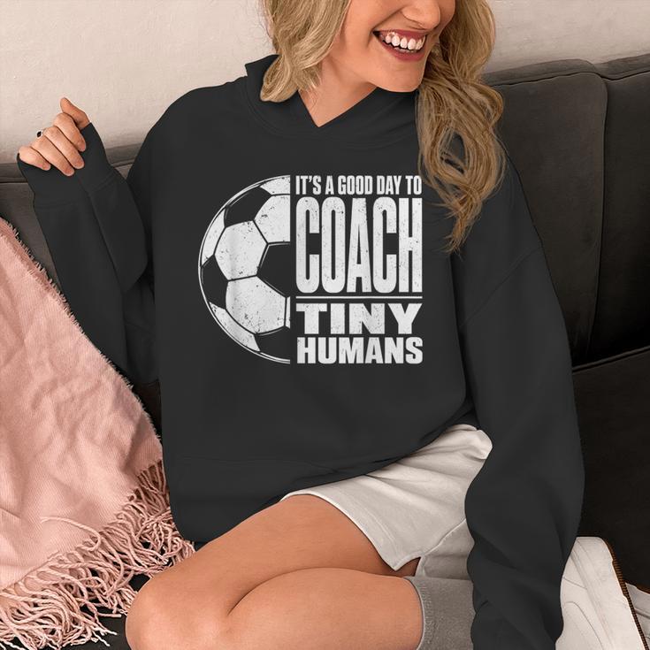It's A Good Day To Train Tiny Humans サッカー ミニマリスト パーカー