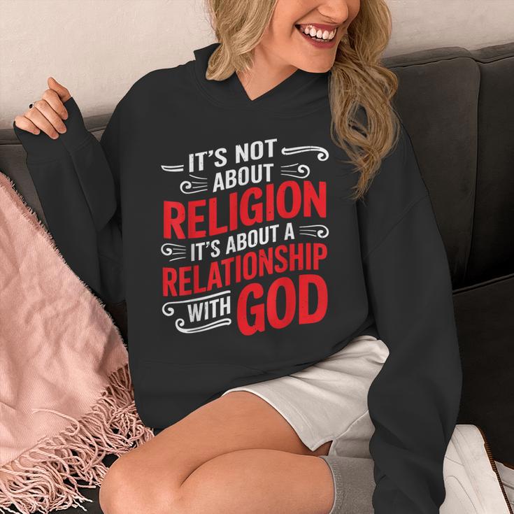 It's A Relationship With God Not Religion パーカー