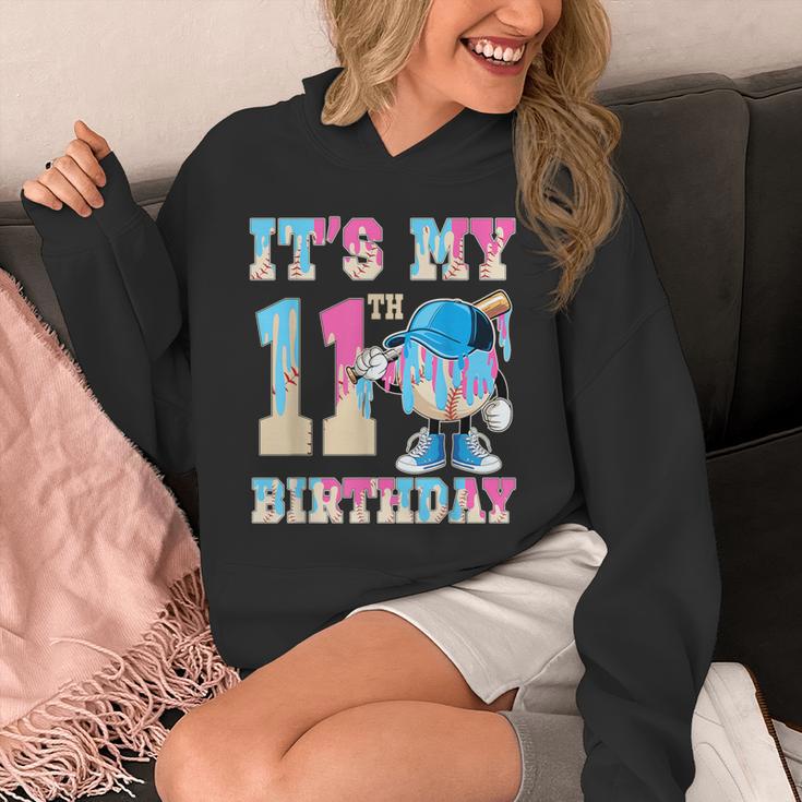 It's My 11th Birthday Baseball Ice Cream Drip Theme Unisex Hoodie It's My 11th Birthday Baseball Ice Cream Drip Theme Unisex Hoodie