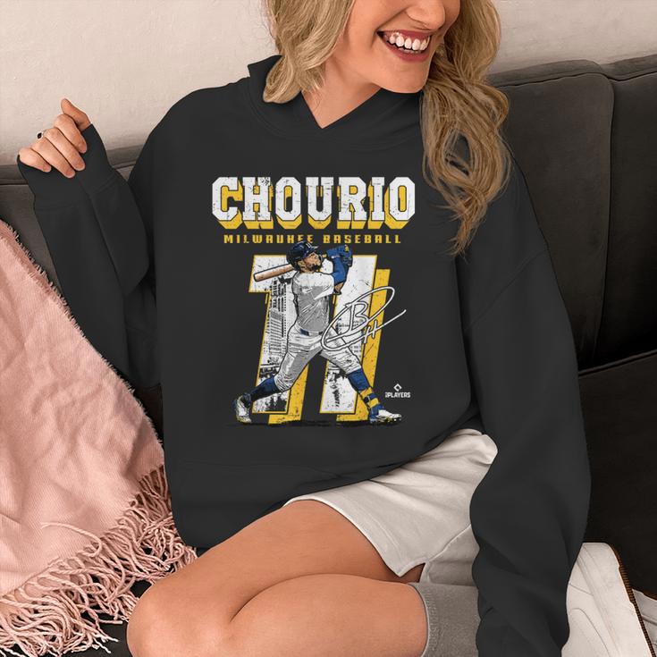 Jackson Chourio Milwaukee MLB Baseball Player MLBJCH201M Unisex Hoodie